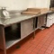 8' S/S CABINET W/BACKSPLASH