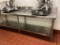 8' S/S TABLE W/BACKSPLASH