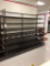8' BLACK SHELVING WITH 7 DISPLAY SHELVES