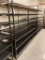 8' BLACK SHELVING WITH 7 DISPLAY SHELVES
