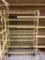 YELLOW 4' BREAD CART