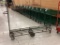 GREEN 6 WHEEL STOCKING CART