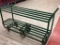 GREEN 6 WHEEL  TWO DECK STOCKING CART