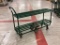 GREEN 6 WHEEL TWO DECK STOCKING CART
