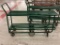 GREEN 6 WHEEL TWO DECK STOCKING CART