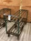GREEN 6 WHEEL TWO DECK STOCKING CART