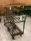 GREEN 6 WHEEL TWO DECK STOCKING CART
