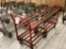 RED 2 DECK 6 WHEEL STOCKING CART
