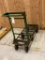 6 WHEEL GREEN STOCKING CART