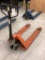 ORANGE PALLET JACK
