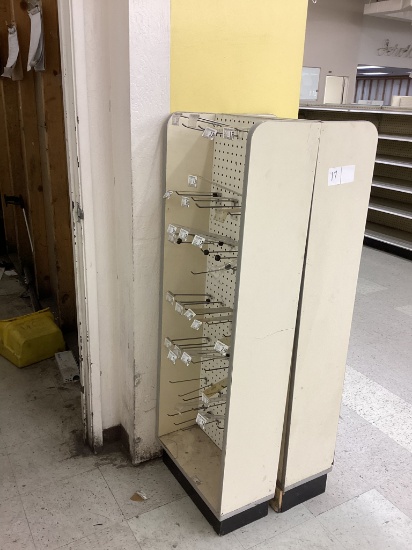 2 PEG DISPLAY STANDS