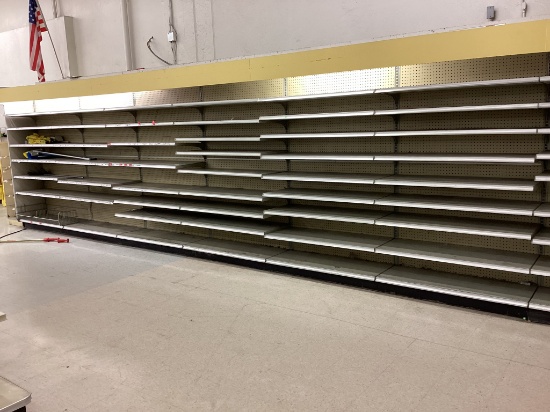 44' WALL SHELVING