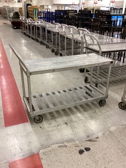 2 DECK ALUMINUM STOCKING CART