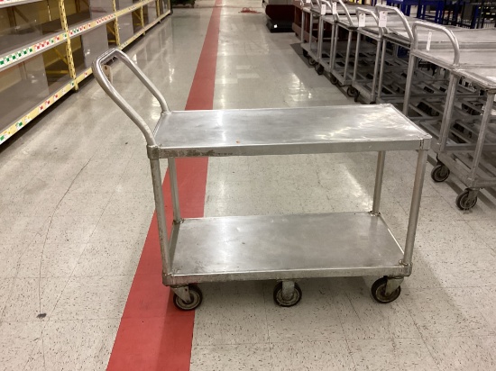 2 DECK ALUMINUM STOCKING CART