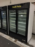 TRUE 2 GLASS DOOR S/C REFRIGERATOR