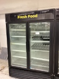 TRUE 2 GLASS DOOR S/C REFRIGERATOR
