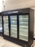 TRUE 3 GLASS DOOR S/C REFRIGERATOR