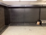 10' BLACK WALL SHELVING