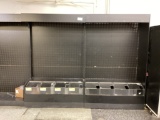 8' BLACK WALL SHELVING
