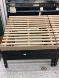 4' WOOD ROLLING PRODUCE DISPLAY STAND
