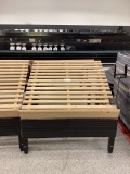 4' WOOD ROLLING PRODUCE DISPLAY STAND