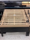 4' WOOD ROLLING PRODUCE DISPLAY STAND