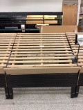 4' WOOD ROLLING PRODUCE DISPLAY STAND