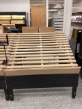 4' WOOD ROLLING PRODUCE DISPLAY STAND