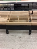 4' WOOD ROLLING PRODUCE DISPLAY STAND