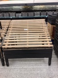 4' WOOD ROLLING PRODUCE DISPLAY STAND
