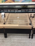 4' WOOD ROLLING PRODUCE DISPLAY STAND
