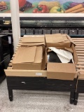 4' WOOD ROLLING PRODUCE DISPLAY STAND