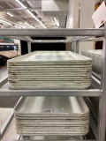 1 LOT 12 WHTE MEAT TRAYS