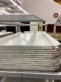 1 LOT 12 WHTE MEAT TRAYS
