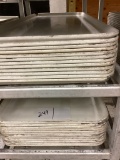 1 LOT 12 WHTE MEAT TRAYS