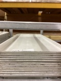 1 LOT 12 WHTE MEAT TRAYS