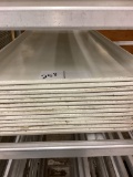 1 LOT 13 WHITE MEAT TRAYS