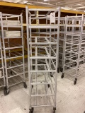 ALUMINUM ROLLING MEAT CART
