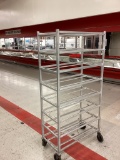 ALUMINUM ROLLING MEAT CART