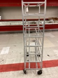 ALUMINUM ROLLING MEAT CART