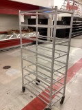ALUMINUM ROLLING MEAT CART