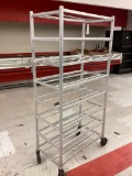 ALUMINUM ROLLING MEAT CART