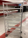 ALUMINUM ROLLING MEAT CART