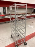 ALUMINUM ROLLING MEAT CART