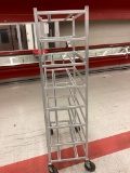 ALUMINUM ROLLING MEAT CART
