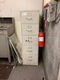 1 GREY FILE CABINET