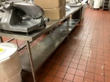 12' S/S TABLE W/BACKSPLASH