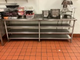 8' S/S TABLE W/BACKSPLASH