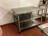 4' S/S ROLLING TABLE