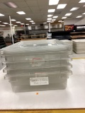 1 LOT PLASTIC STORAGE BINS